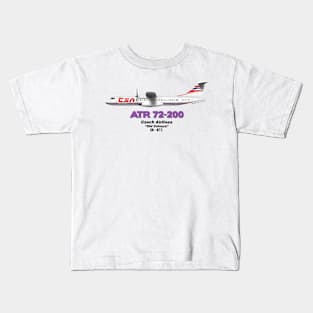 Avions de Transport Régional 72-200 - Czech Airlines "Old Colours" Kids T-Shirt